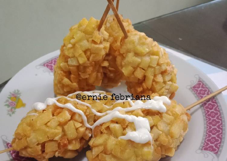 Recipe of Speedy Sate Sosis French Fries
