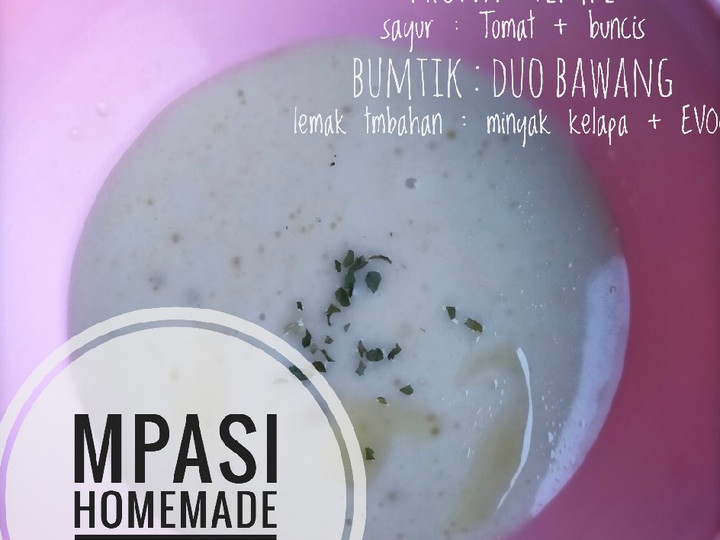 Bagaimana Menyiapkan Bubur daging.. MPASI hari pertama dd Hani yang Enak