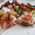 Pechuga de pollo rellena