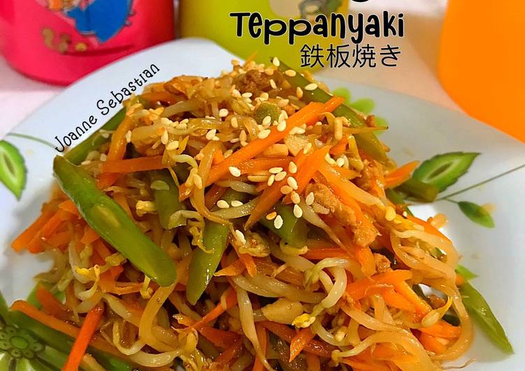 Resep Chicken &amp; Vegetables Teppanyaki 鉄板焼き Anti Gagal