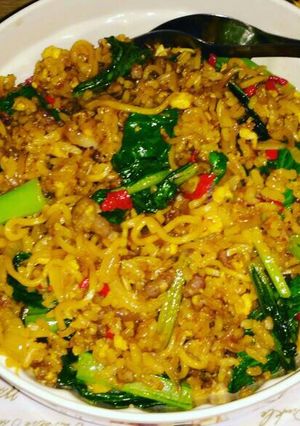 Foto resep 22. Nasgor Mie Daging Cincang