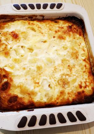 A picture of Oven baked Macaroni.