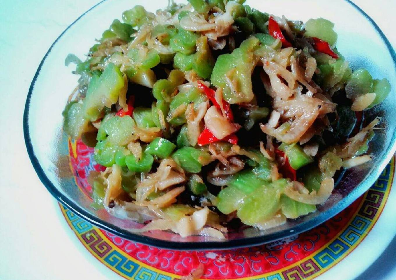 Tumis Pare Rebon