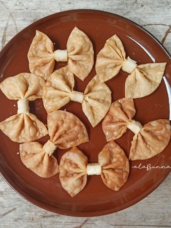 Cara Mudah Menyiapkan Resep  657. Pangsit Goreng Pita yang Lezat, Menggugah Selera