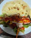 เคบับไก่ทอดน้ำปลาสลัด