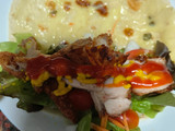 เคบับไก่ทอดน้ำปลาสลัด
