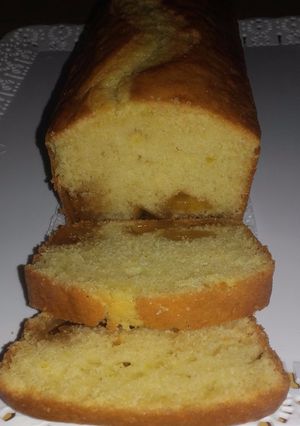 Una foto de Budín de limón con batata
