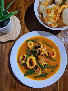 Foto resep Gulai Cumi Kacang Panjang