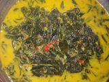 Daun singkong santan kuning