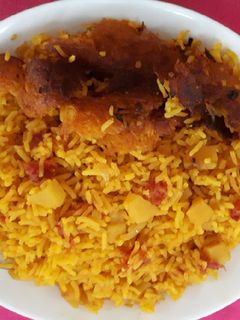 عکسی از دستور استانبولی پلو (دمی گوجه)