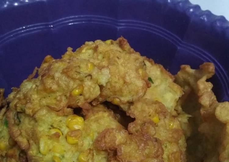 Anti Ribet, Membuat Bakwan Jagung Resep Ibuk ekonomis