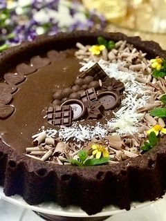 صورة لوصفة بسبوسة الشوكولاتة الجزائرية 😋