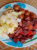 Estofado de carne con suquini