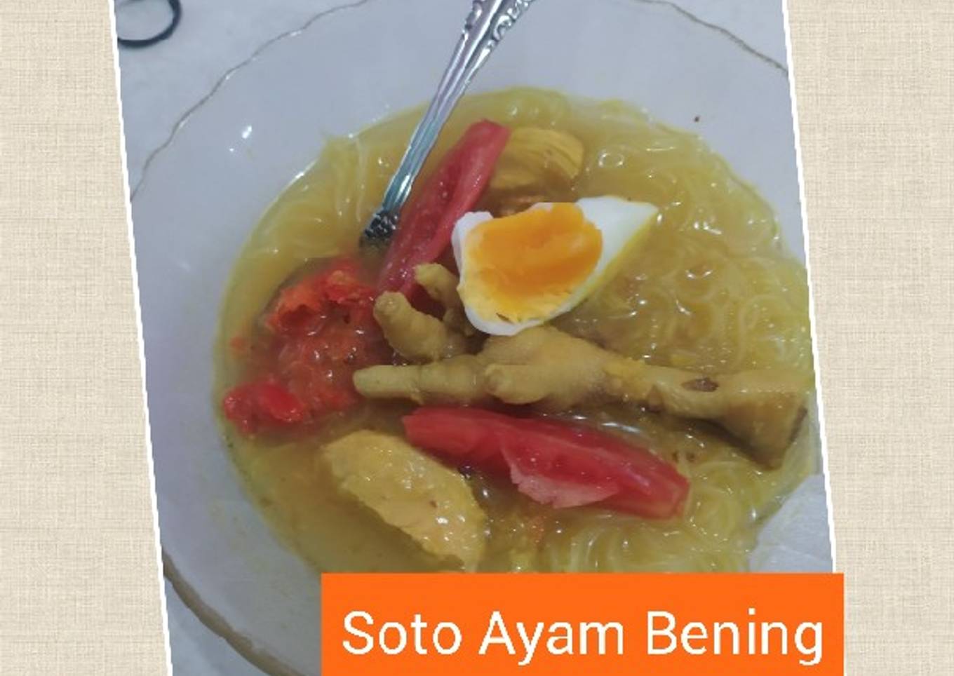 Resep Soto Ayam Bening, Lezat