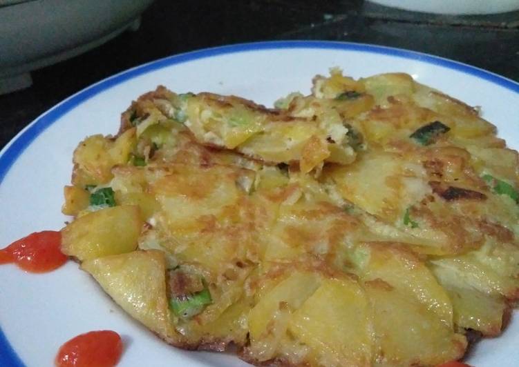 Resep Tortilla de patatas minimalis, Lezat Sekali