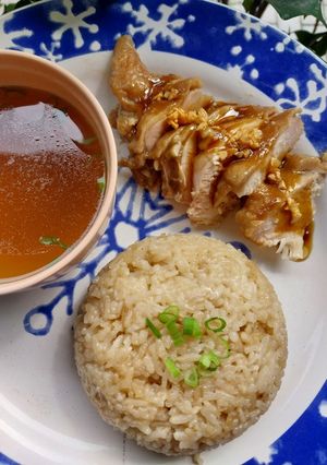 Foto resep 80. Nasi Hainan Rice Cooker