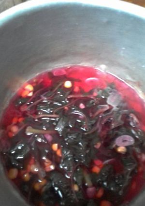 Foto resep Bayam merah jagung