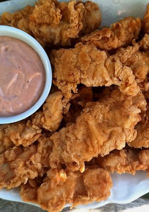 Chicken strips - mint a KFC-ben recept fotója