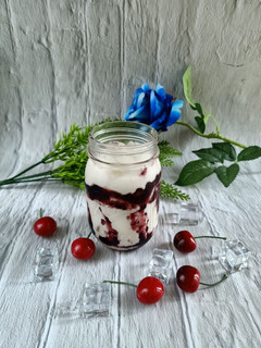 Foto resep Es Susu Blueberry