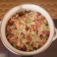 A picture of Rajma curd salad.
