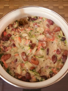 A picture of Rajma curd salad.