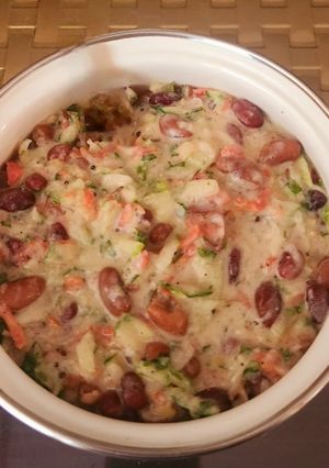 A picture of Rajma curd salad.