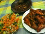 Ayam Panggang, Urap-Urap, Sambel Petis