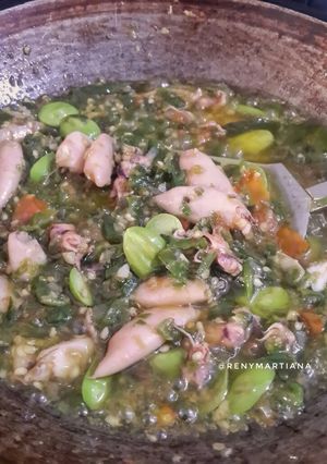 Foto resep Cumi asin pete cabe ijo