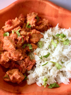 Una foto de Pollo tandoori (chikitiki style) #fácil #sano