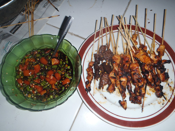 Resep Sate Ayam Bumbu  Kecap Anti Gagal