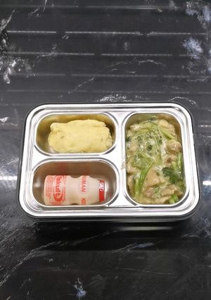 Foto resep Bayam carbonara