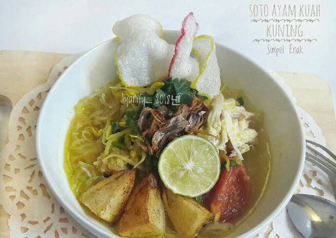 Soto Ayam Kuah Kuning #pr_homemadestreetfood