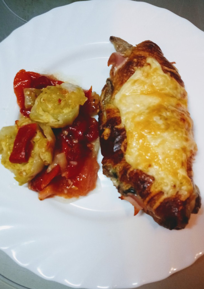 Una foto de Cruasan relleno