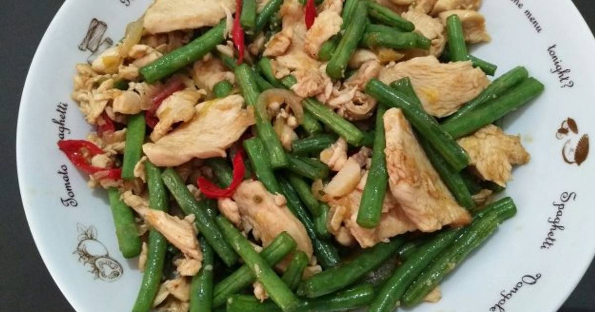 Resep Tumis Buncis Ayam Fillet DEBM Oleh Robert Hendrik Liembono - Cookpad