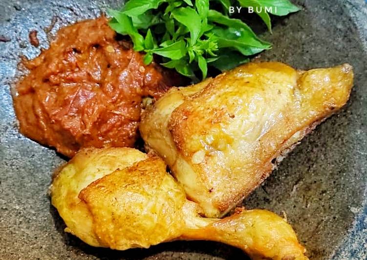 !DICOBA Resep 81. Ayam Goreng (Ayam Ungkep Praktis by Bumi) masakan rumahan simple