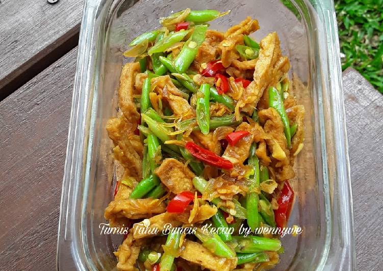 Resep Tumis tahu buncis kecap yang Enak Banget