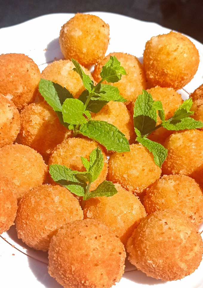 Una foto de Bolitas de queso, viejo de oveja!