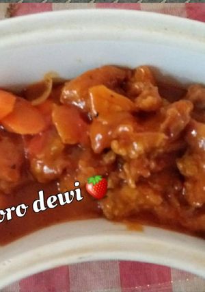 Foto resep Ayam goreng asam manis