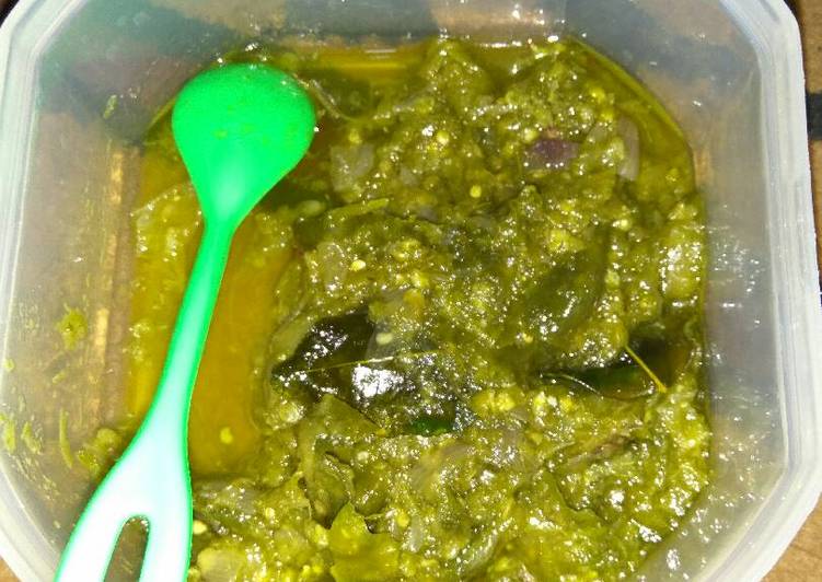 Resep Sambel Lombok ijo yang Lezat Sekali