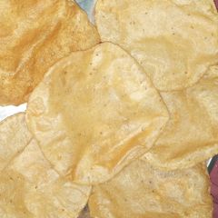 A picture of Ajwain poori.