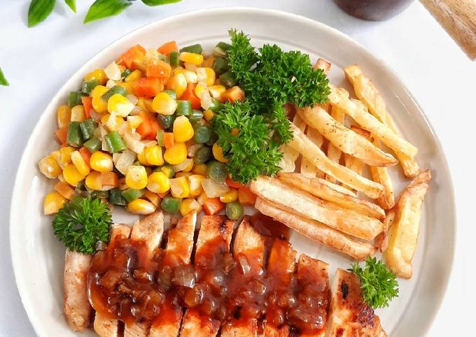 Resep Chicken Steak Teriyaki yang Lezat