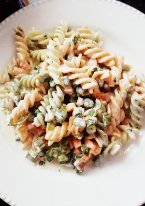 Una foto de Pasta con verduras