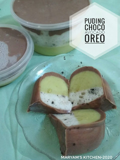 Foto resep Puding Choco Avocado Oreo