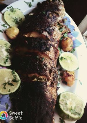 صورة لوصفة 🐟🐟 سمك مشوي بالفرن 🐟🐟