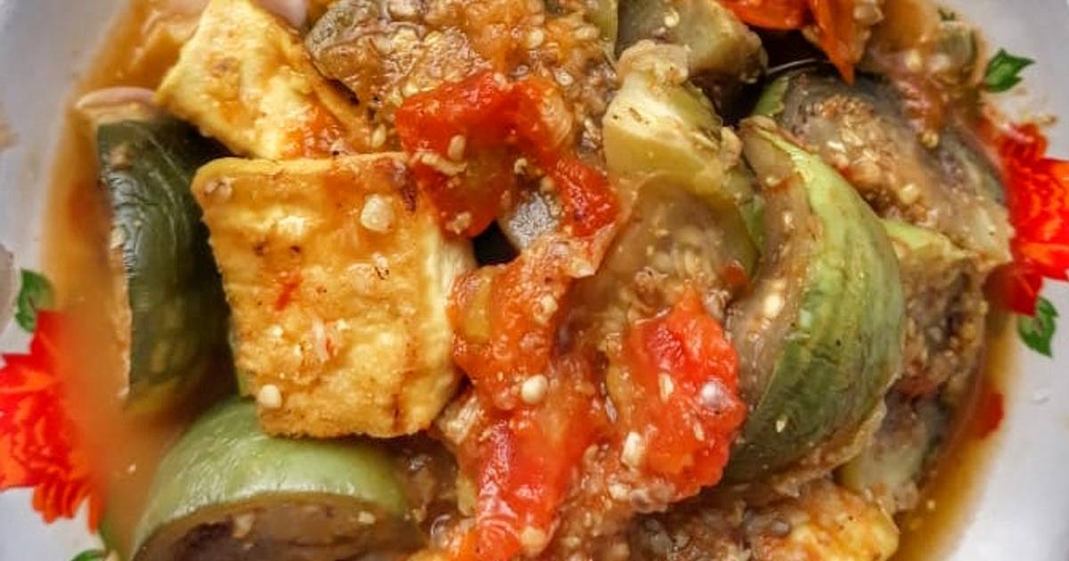 Resep Sambal Goreng Terong Bulat Tahu Oleh Aya Sofia Cookpad