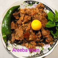 A picture of Mutton karahi.