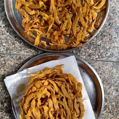 Chawal Besan Ke Ribbon A picture of Chawal Besan Ke Ribbon.