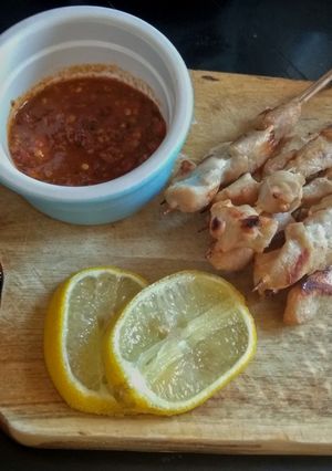 A picture of Spicy Satay (Sate Taichan).