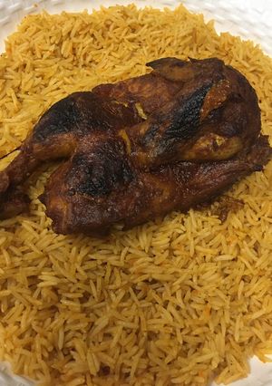 صورة لوصفة كبسة دجاج على طريقتي