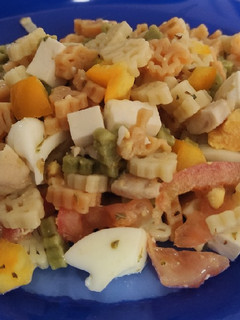 Una foto de Ensalada fría de pasta